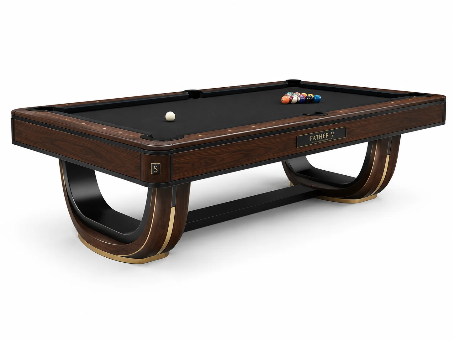 Sapelli Father V – The Continuum - professional billiards table - Sapelli model manufactured by Türkiye Bilardo Sanayi in Turkey - product catalog photo