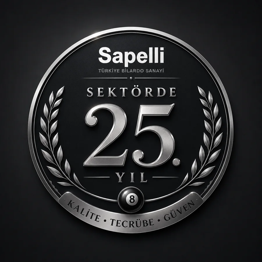 Sapelli sektörde 25. yıl kurumsal amblemi